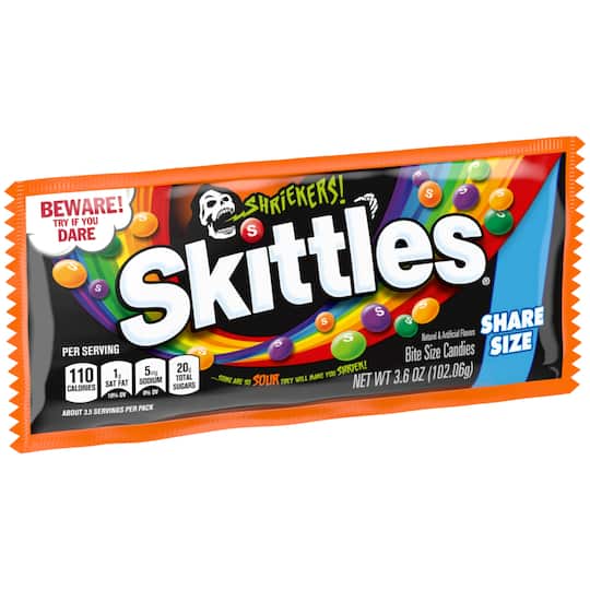 Skittles® Shriekers! Sour Bite Size Candy, 1.8oz.